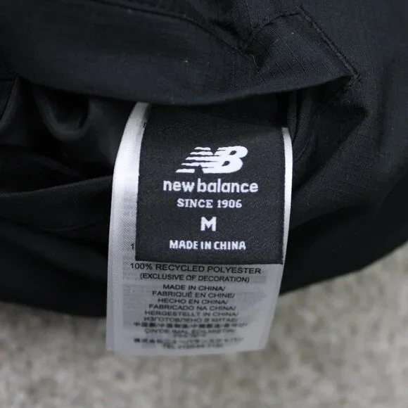 New Balance Reversible Vest Mens Medium All Terrain Fleece/Soft Shell Gray/Black - Picture 9 of 14